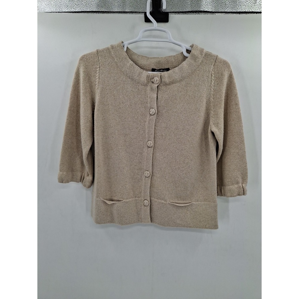 Eddie Bauer Womens Large Wool Blend Button Down Cardigan